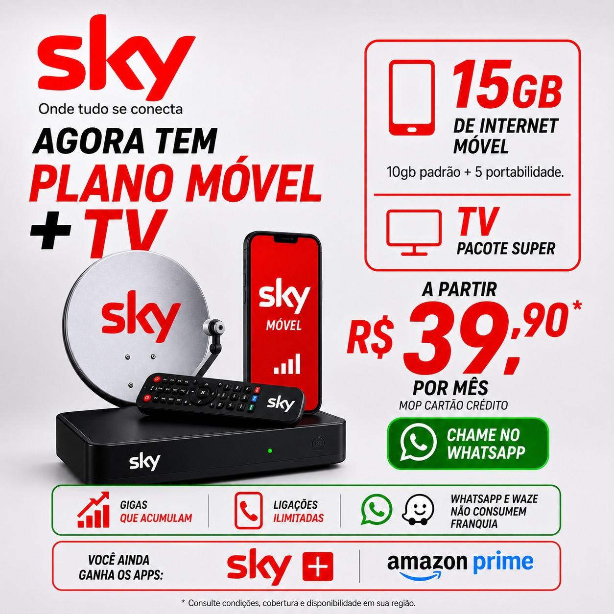 Promoção SKY Móvel